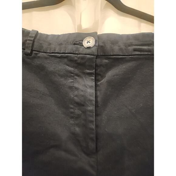 H&M Women's Navy‎ Short Shorts Size 14 With Pockets Summer Spring Preppy Style - Picture 2 of 4